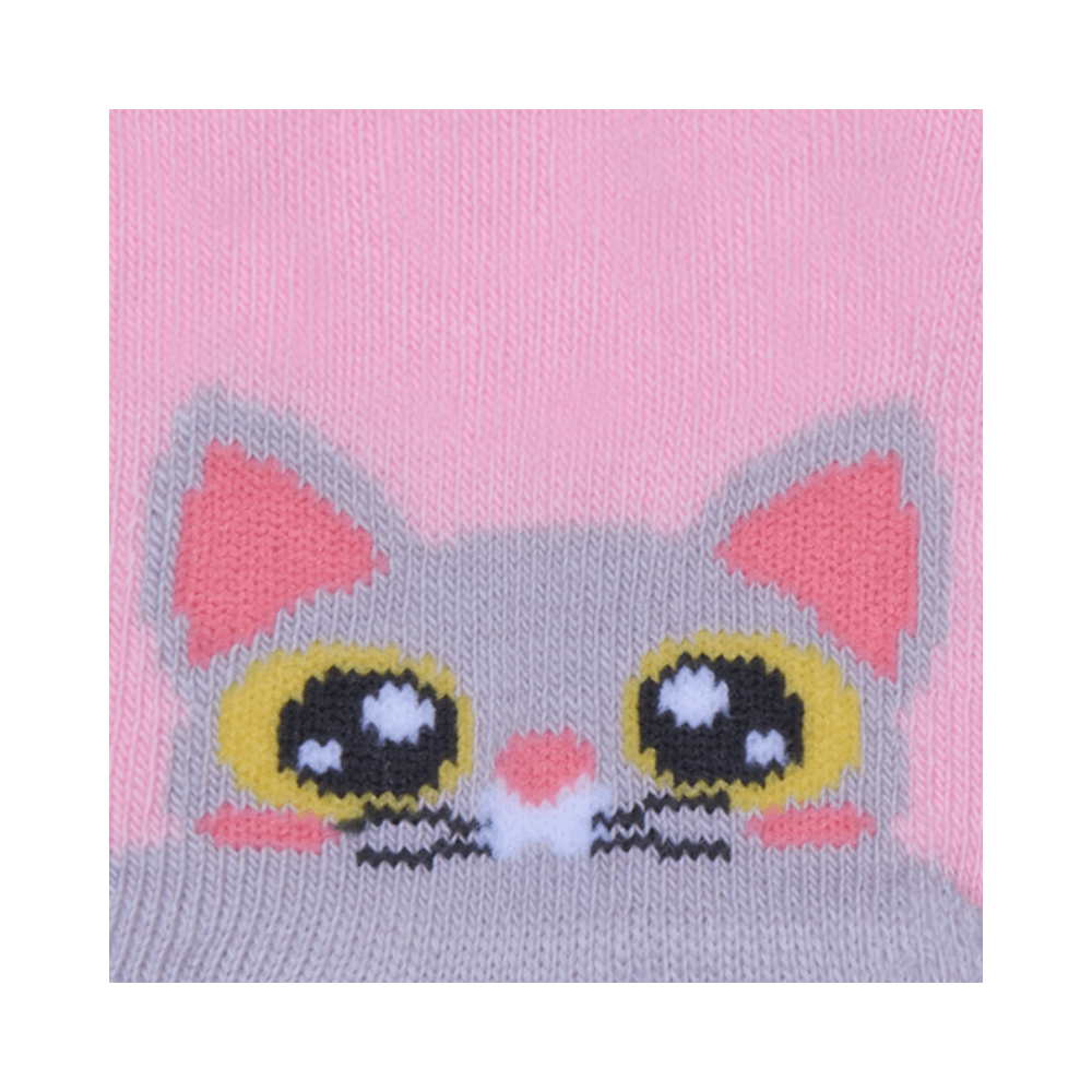 Baby cotton socks "Cat with Big Eyes" 3