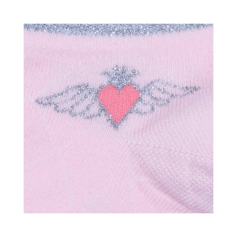 Children's short socks "Flying Heart" 4