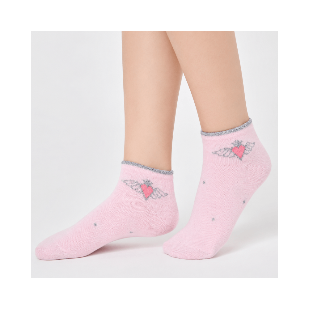 Children's short socks "Flying Heart" 2