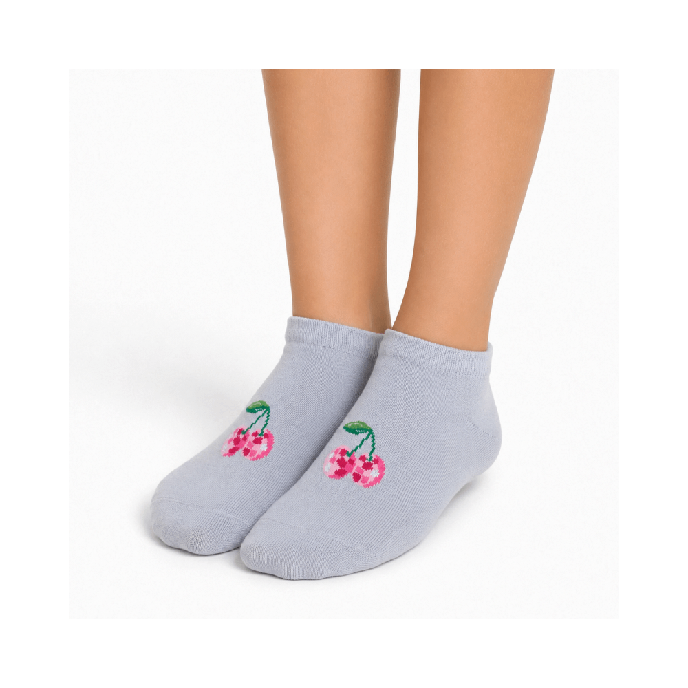 Children's short socks "Cherries" 2