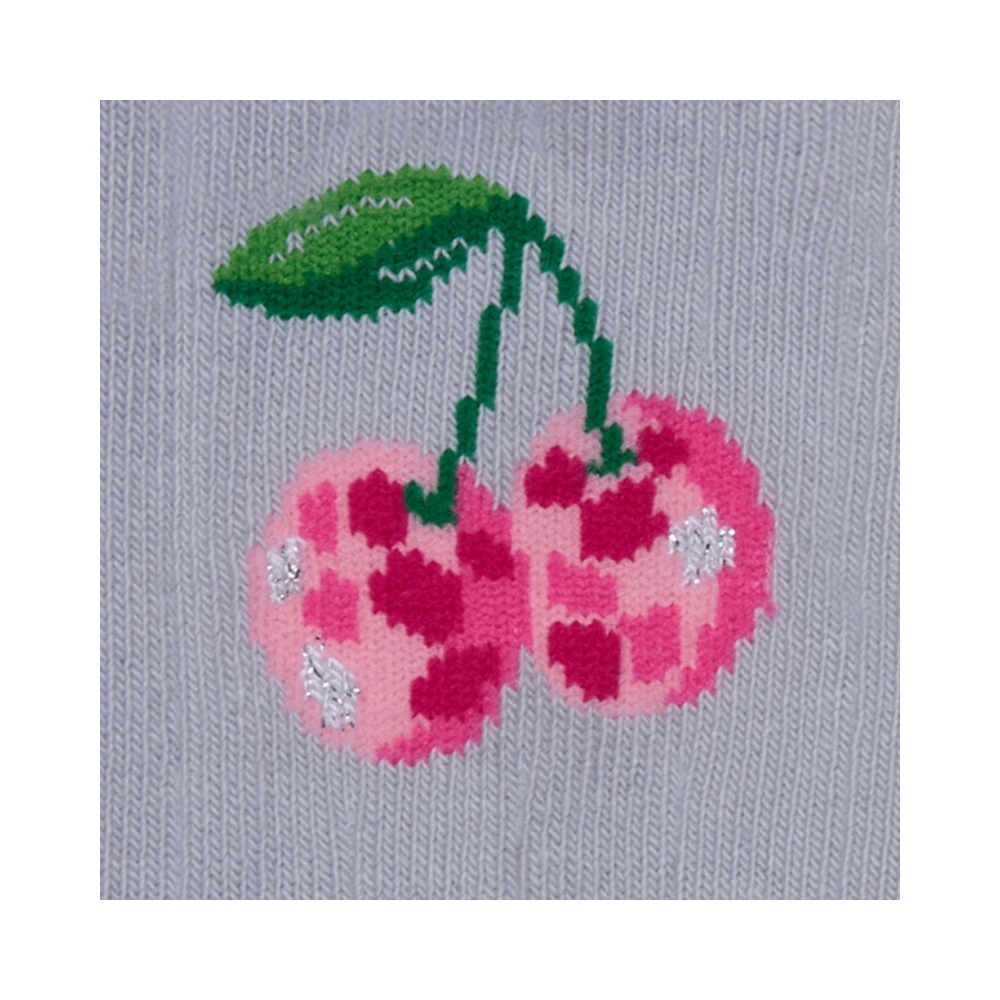 Children's short socks "Cherries" 4