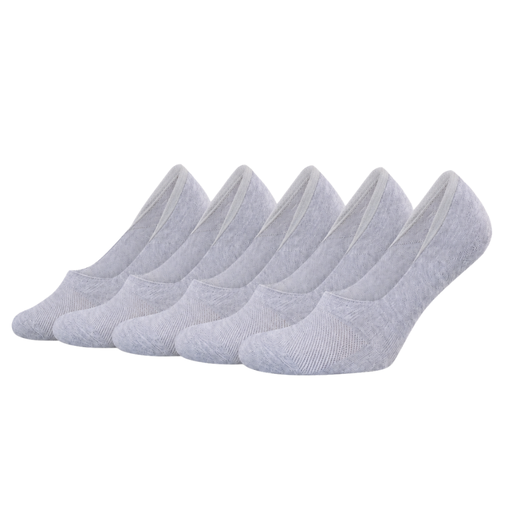Vyriškos pilkos medvilninės pėdutės (5 poros) 1
