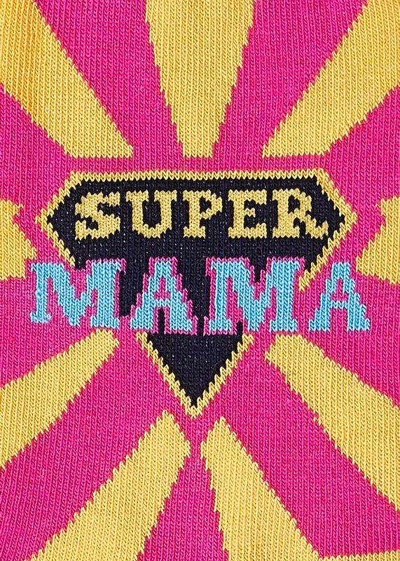 Moterų kojinės „Super Mama“