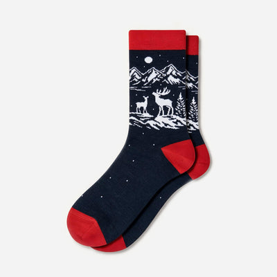 Wool socks "Deer"