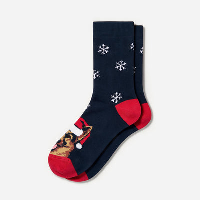 "Christmas Shepherd" Cotton Socks