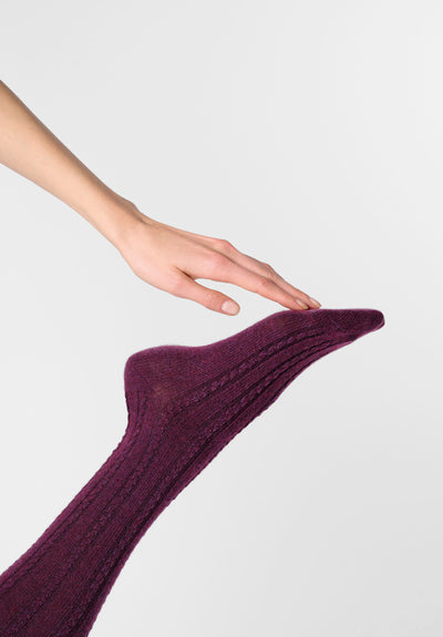 Moterų kojinės OROBLU Wool and Cashmere Knee-High Socks Nancy