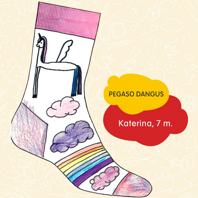 Vaikų kojinės „Pegaso dangus“