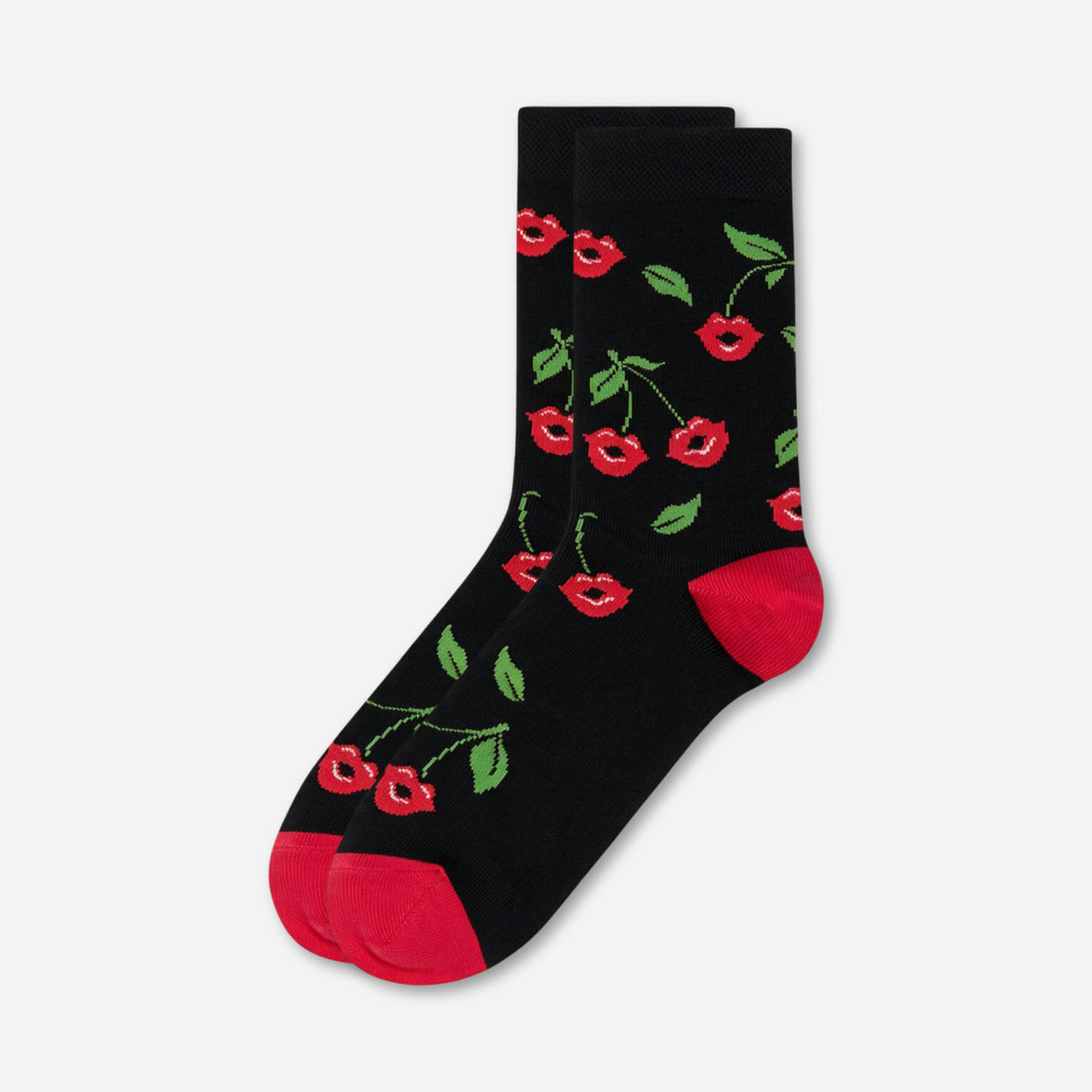 Cotton socks "Cherries"