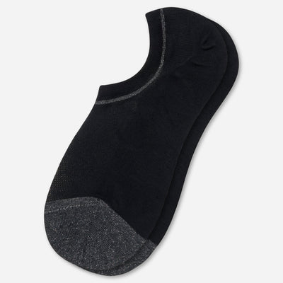 Cotton footlets with a shimmering thread