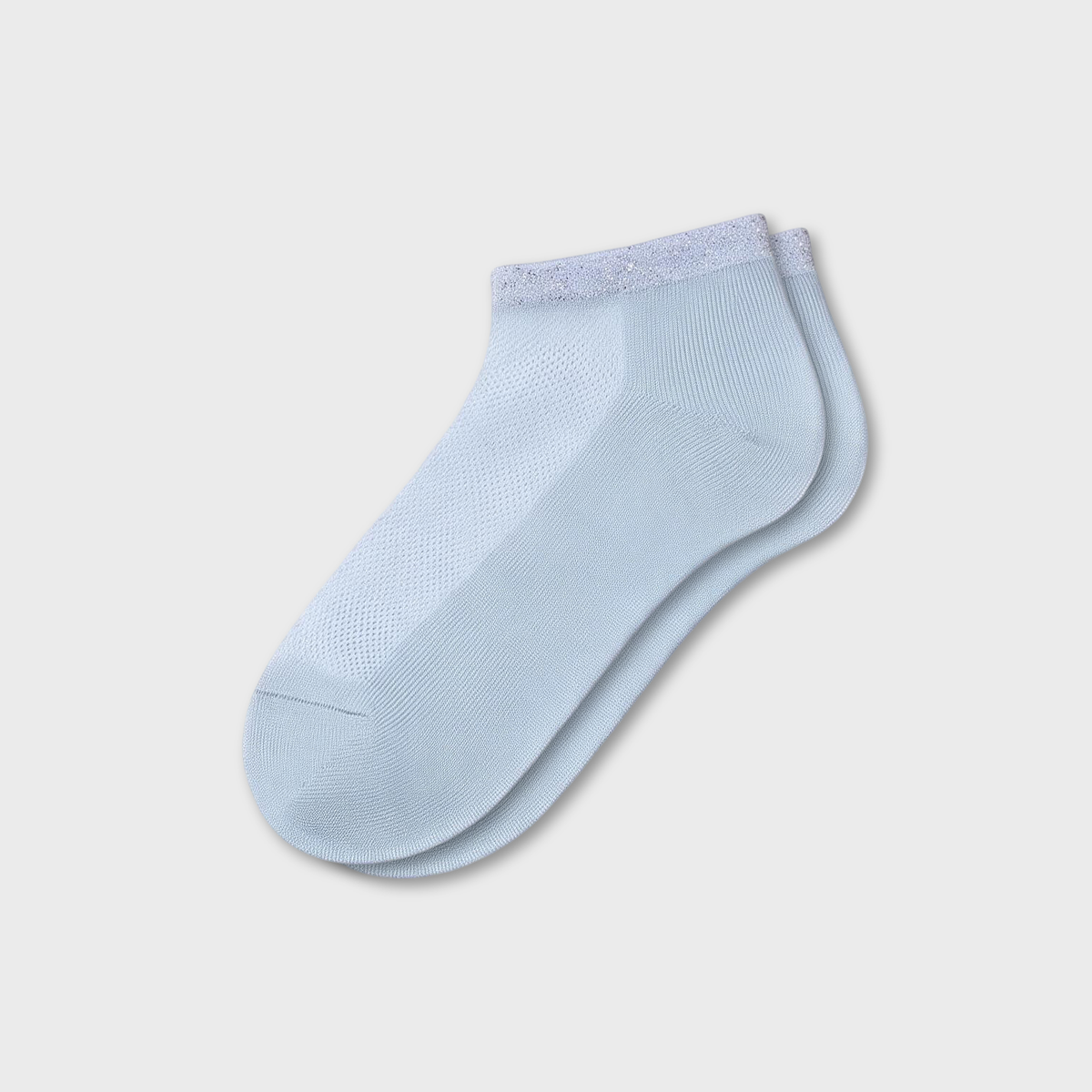 Short glittery kids' socks