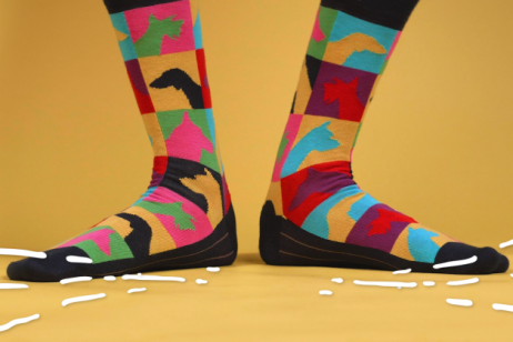 Linksmos kojinės spalvingam gyvenimui